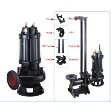 Auto coupling submersible sewage pump with 3m guide rail